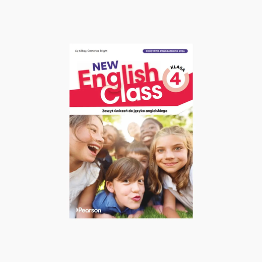 okładka New English Class. Język angielski Zeszyt ćwiczeń z dostępem online klasa 4 szkoła podstawowa książka