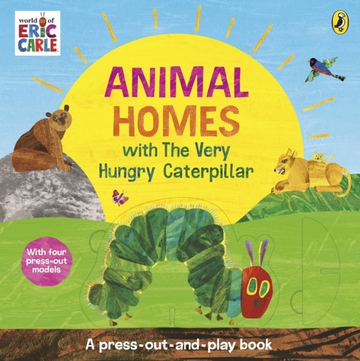 okładka Animal Homes with The Very Hungry Caterpillar. A Press-Out-and-Play Book książka | Eric Carle