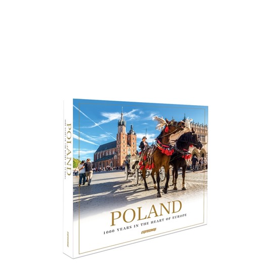 okładka Polska 1000 lat w sercu Europy album mini 2026 książka | Malwina iArturFlaczyńscy