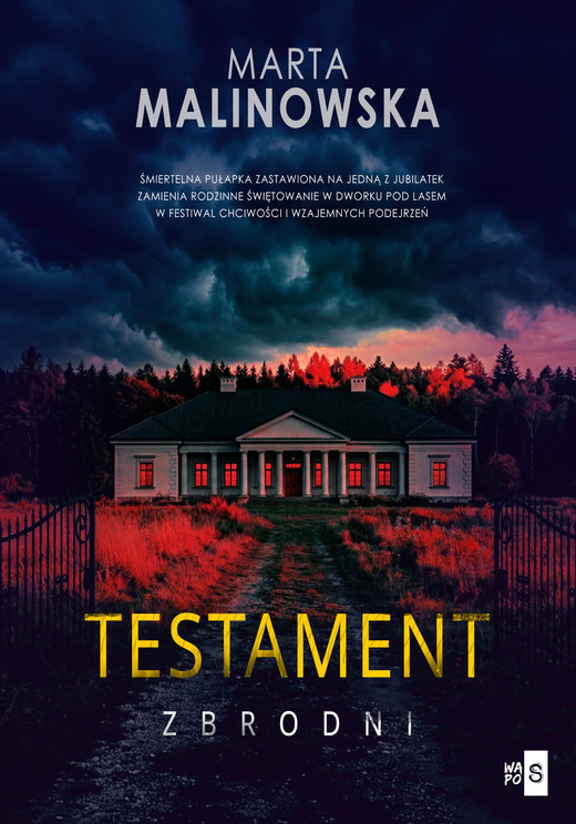 okładka Testament zbrodni książka | Marta Malinowska