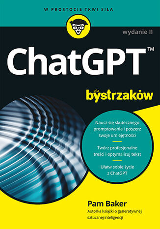 okładka ChatGPT dla bystrzaków wyd. 2 książka | Pam Baker