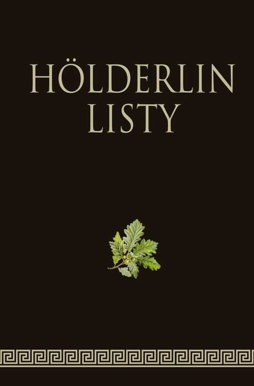 okładka Holderlin. Listy książka | Friedrich Hlderlin