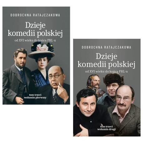 okładka Dzieje komedii polskiej T.3 vol.1-2 książka | Ratajczakowa Dobrochna