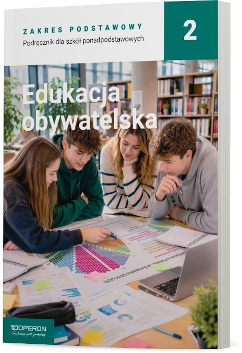 okładka Edukacja obywatelska 2 podręcznik Zakres podstawowy. Liceum i technikum książka | Beata Surmacz, Jan Maleska