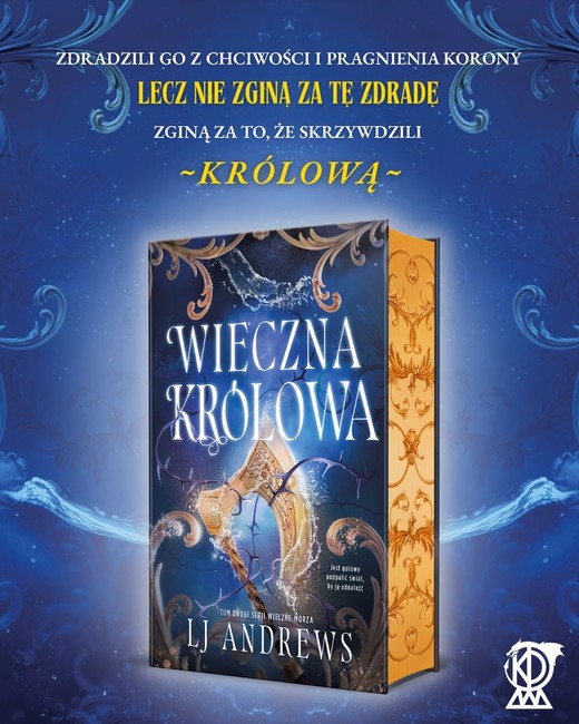 okładka Wieczna Królowa (ilustrowane brzegi) książka | L.J. Andrews