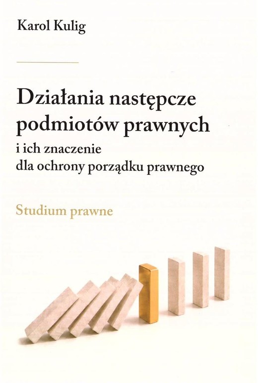 okładka Działania następcze podmiotów prawnych książka | Karol Kulig