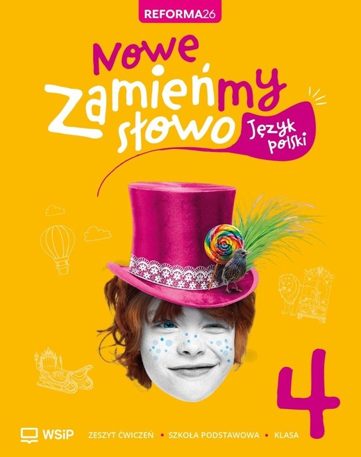 okładka Język polski SP 4 Zamieńmy słowo ćwiczenia książka | Praca Zbiorowa