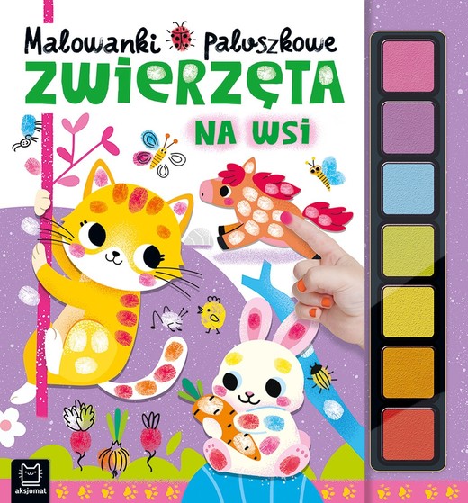 okładka Malowanki paluszkowe. Zwierzęta na wsi książka | Agata Kaczyńska