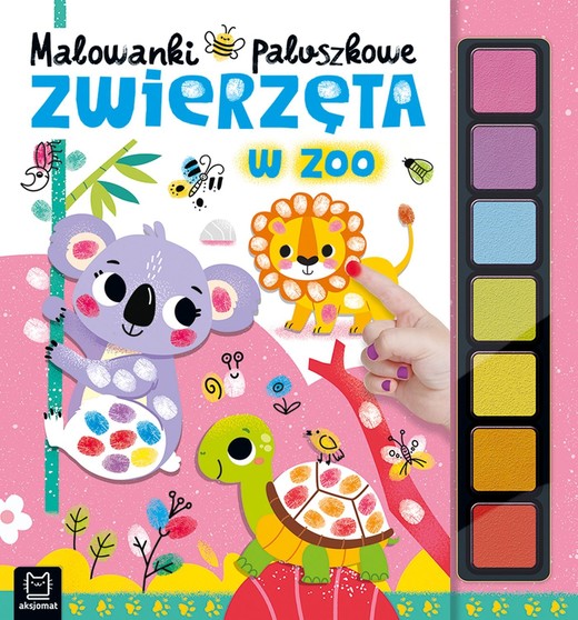 okładka Malowanki paluszkowe. Zwierzęta w zoo książka | Agata Kaczyńska
