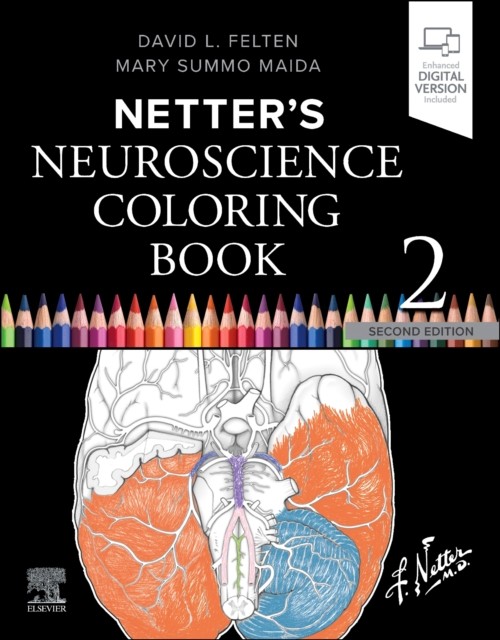 okładka Netter's Neuroscience Coloring Book książka | Maida MarySummo, Felten DavidL.