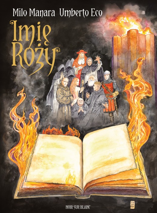 okładka Imię róży. Powieść graficzna książka | Umberto Eco