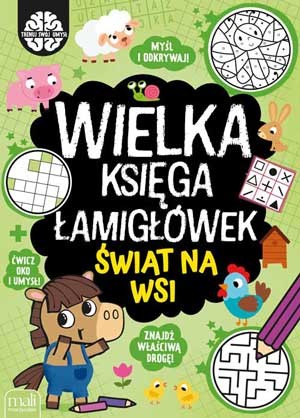 okładka Wielka księga łamigłówek. Świat na wsi książka | Opracowanie zbiorowe