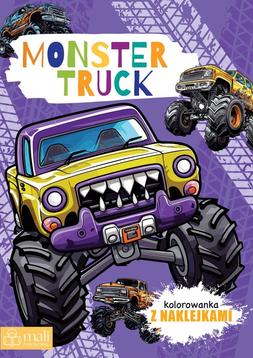 okładka Kolorowanka z naklejkami. Monster Truck książka | Opracowanie zbiorowe