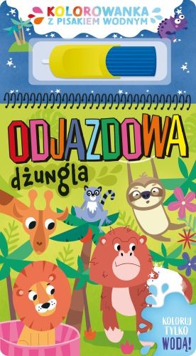 okładka Odjazdowa dżungla. Kolorowanka z pisakiem wodnym książka | Agnieszka Matz