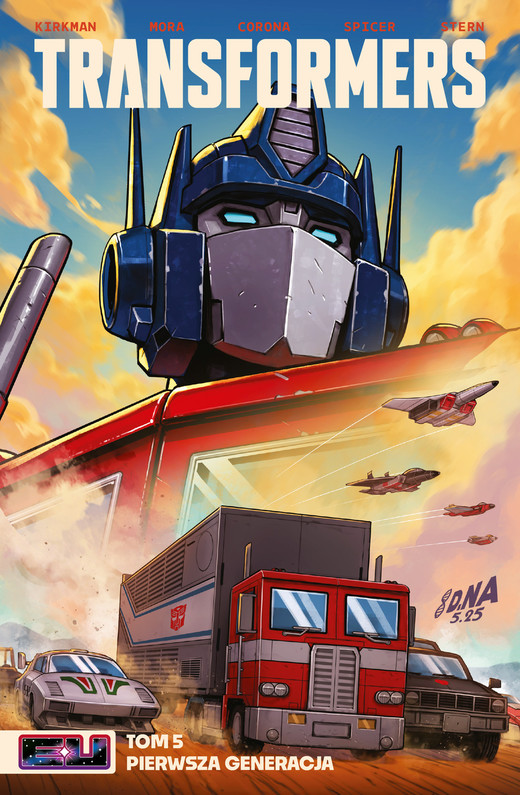 okładka Transformers. Tom 5 książka | Mora Dan, Jorge Corona, Robert Kirkman