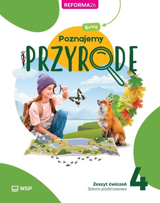 okładka Przyroda SP 4 Nowe poznajemy przyrodę ćwiczenia książka | Praca Zbiorowa