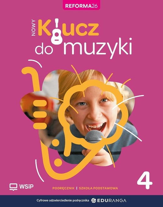 okładka Muzyka SP 4 Nowy klucz do muzyki podręcznik książka | Praca Zbiorowa