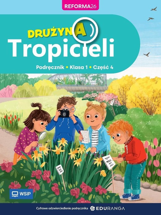 okładka Drużyna Tropicieli SP 1 podręcznik cz.4 książka | Praca Zbiorowa