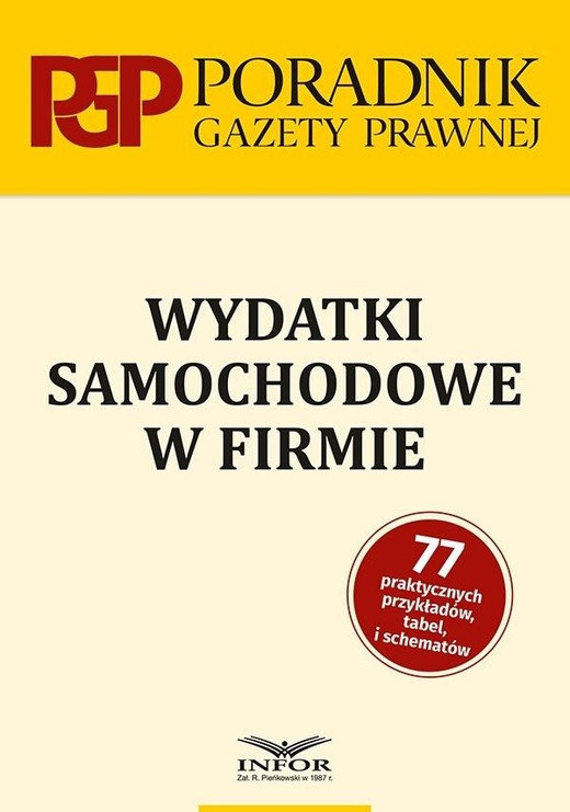 okładka Wydatki samochodowe w firmie książka | Praca Zbiorowa