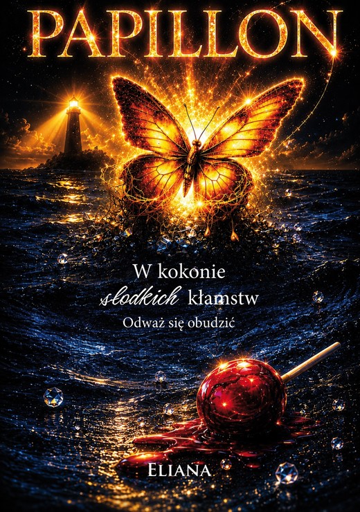 okładka Papillon. W sieci słodkich kłamstw książka | Eliana