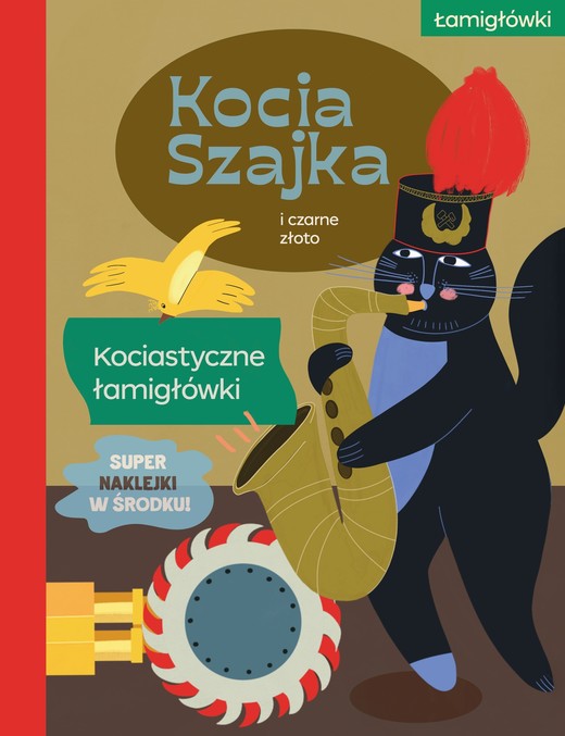 okładka Kocia Szajka i czarne złoto. Kociastyczne łamigłówki książka | Agata Romaniuk