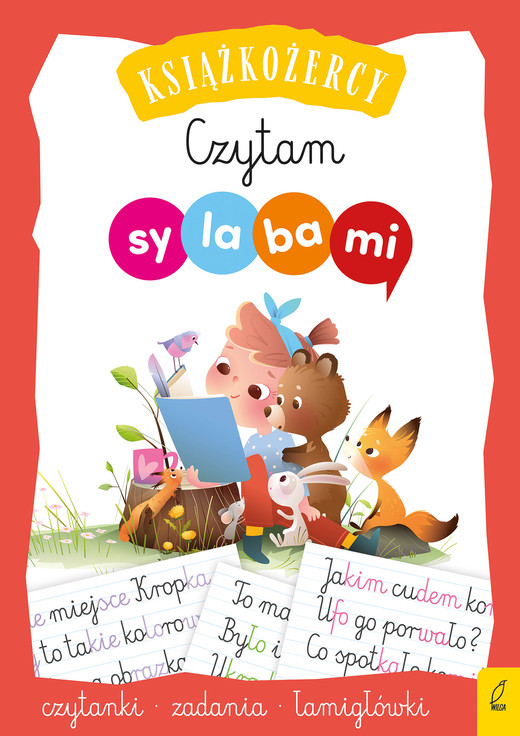 okładka Czytam sylabami. Czytanki, zadania, łamigłówki. Książkożercy. Sylabami książka | Opracowanie zbiorowe