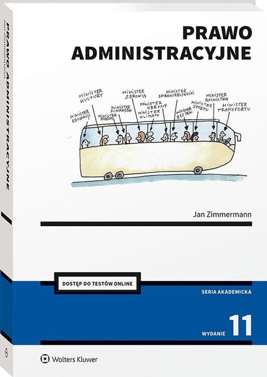okładka Prawo administracyjne + testy online książka | Jan Zimmermann