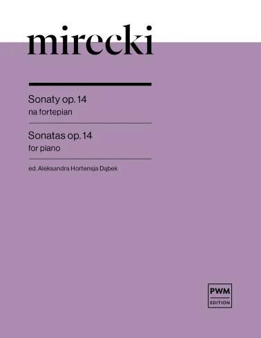 okładka Sonaty op.14 książka | Franciszek Mirecki