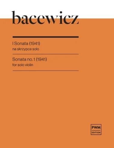 okładka Sonata na skrzypce solo (1941) książka | Bacewicz Grażyna