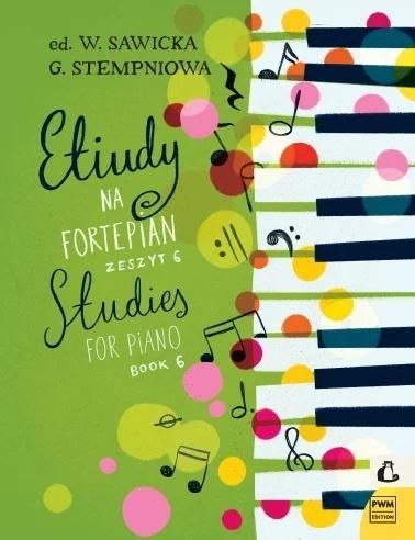 okładka Etiudy na fortepian z.6 książka | Gabriela Stempień, Sawicka Wiera