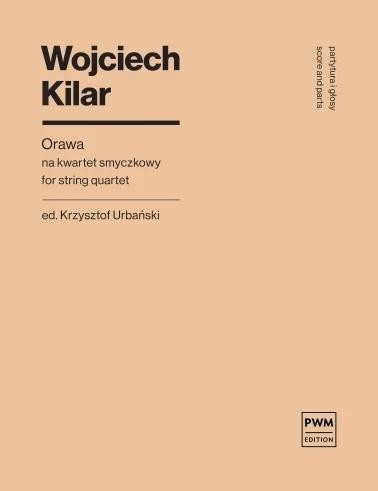 okładka Orawa na kwartet smyczkowy książka