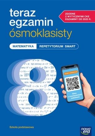 okładka Teraz Egzamin 2026-2027 Matematyka repetytorium ósmoklasisty EXAM PREPARATION klasy 4-8 SMART książka