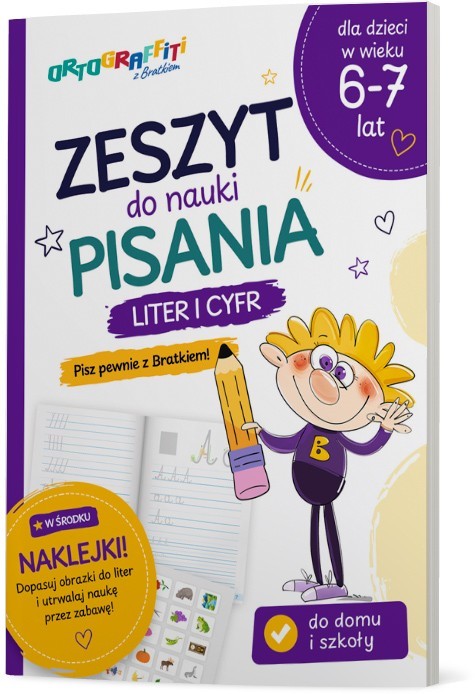 okładka Zeszyt do nauki pisania liter i cyfr książka | Opracowanie zbiorowe