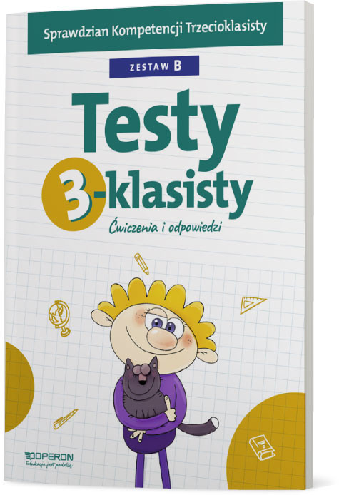 okładka Testy 3-klasisty. Ćwiczenia i odpowiedzi. Zestaw B książka | Barańska Małgorzata