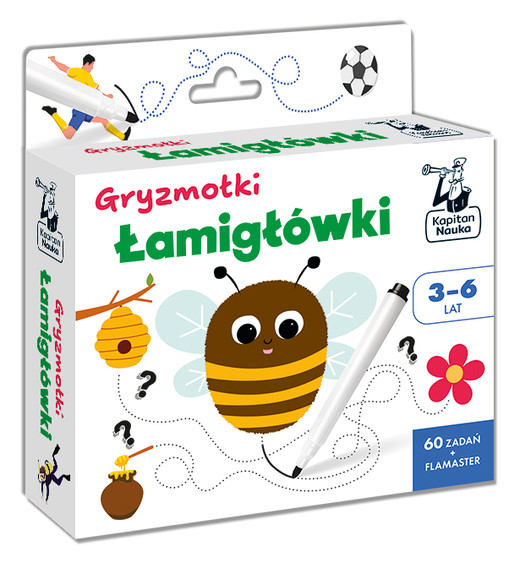 okładka Łamigłówki. Kapitan Nauka. Gryzmołki książka | Zuzanna Osuchowska