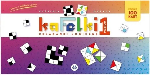 okładka Kafelki. Układanki logiczne. Poziom 1 książka