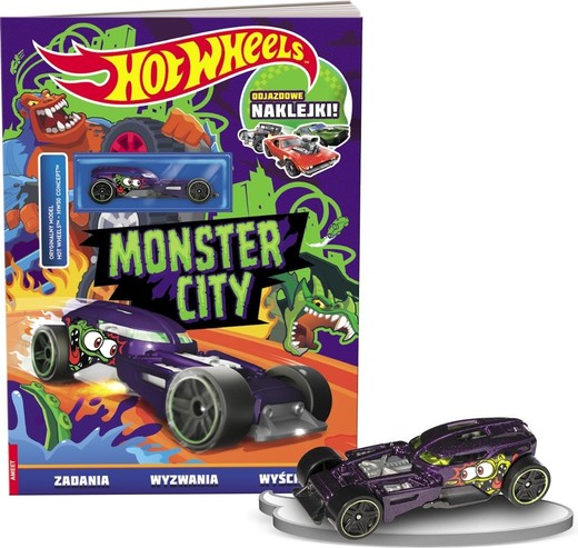 okładka Mattel Hot Wheels. Monster city książka | Praca Zbiorowa