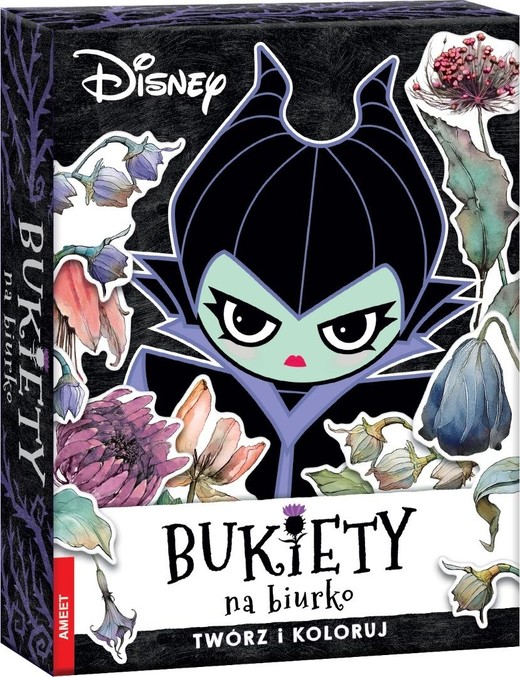 okładka Disney Classic. Bukiety na biurko. Twórz i koloruj książka | Praca Zbiorowa