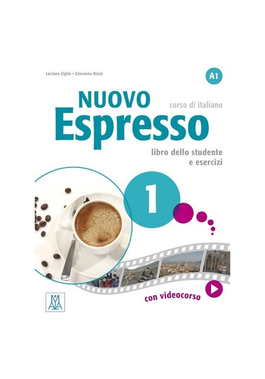 okładka Nuovo Espresso 1 podręcznik + wersja cyfrowa książka | Rizzo Giovanna, Ziglio Luciana