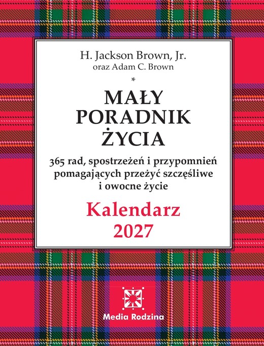 okładka Kalendarz Mały Poradnik Życia 2027 r. książka | Adam C.Brown