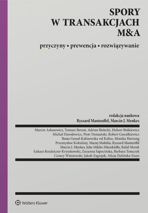okładka Spory w transakcjach M&A. Przyczyny, prewencja, rozwiązywanie wyd. 2026 książka | Opracowanie zbiorowe