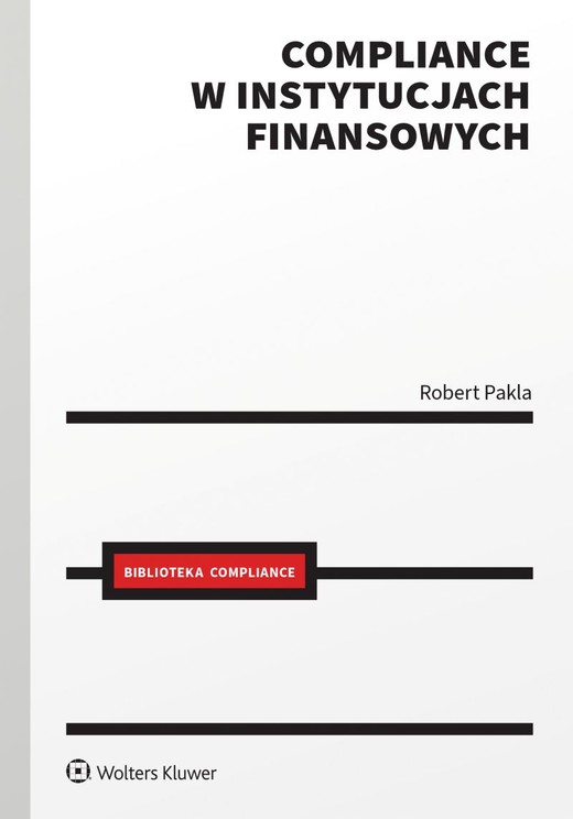 okładka Compliance w instytucjach finansowych książka | Robert Pakla