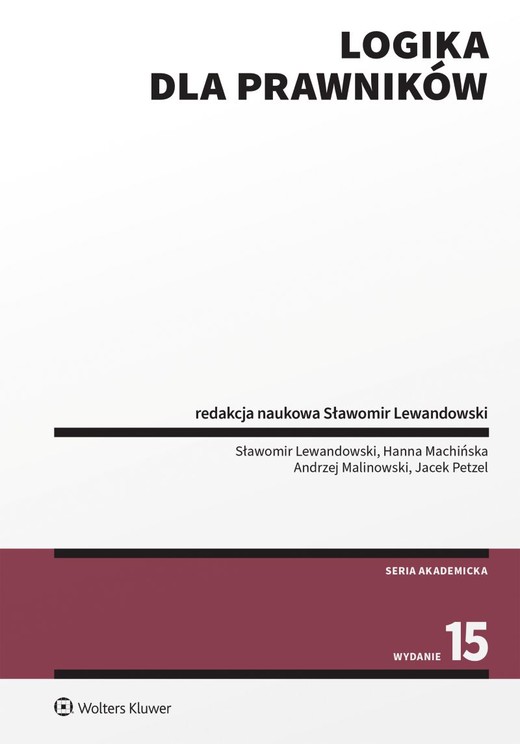 okładka Logika dla prawników książka | Opracowanie zbiorowe