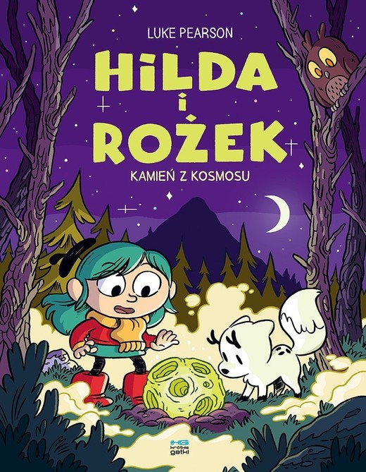okładka Hilda i Rożek. Kamień z kosmosu książka | Luke Pearson