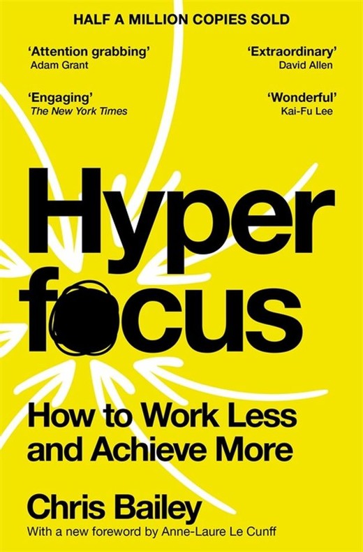 okładka Hyperfocus książka | Chris Bailey