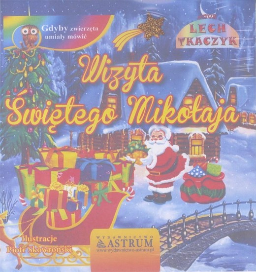 okładka Wizyta Świętego Mikołaja + CD książka | Lech Tkaczyk