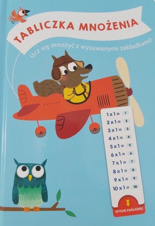 okładka Tabliczka mnożenia z wysuwanymi kartami książka | Praca Zbiorowa