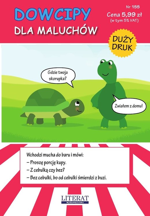 okładka Dowcipy. Dla maluchów. Duży druk książka | Przemysław Adamczewski