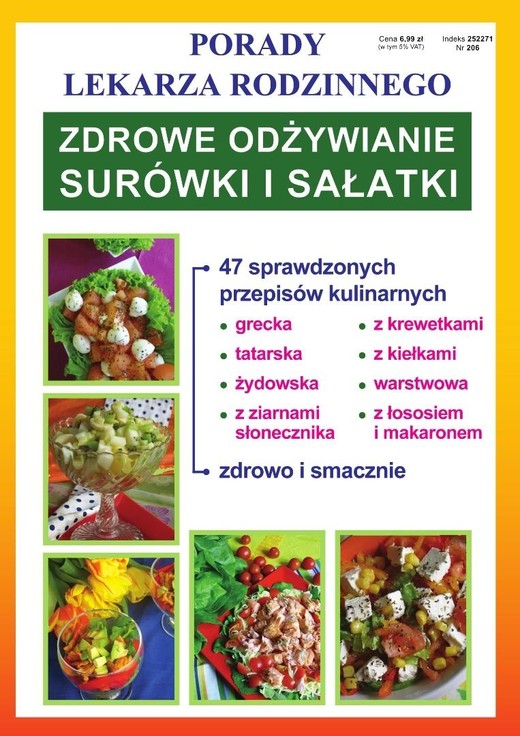 okładka Porady Lekarza Rodzinnego 206 Zdrowe odżywianie książka | Monika VonBasse