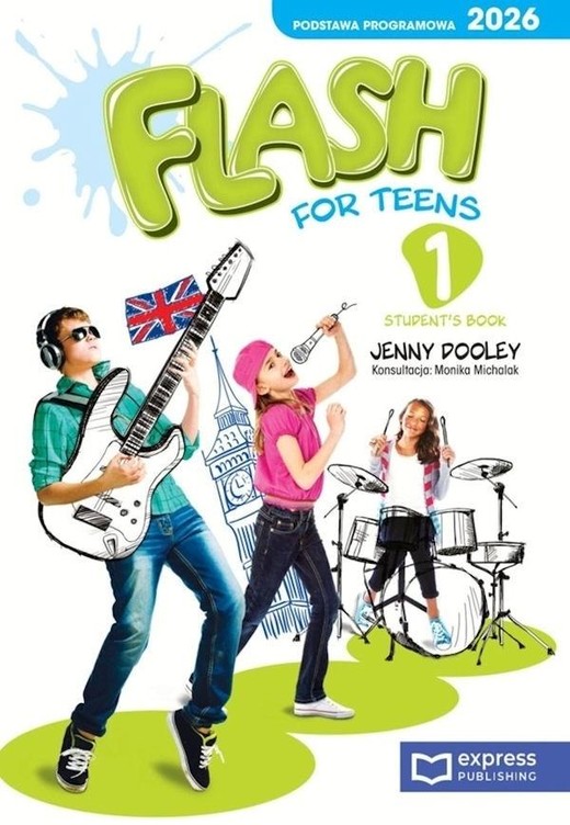 okładka Flash for Teens 1 SB (podręcznik wieloletni) książka | Jenny Dooley